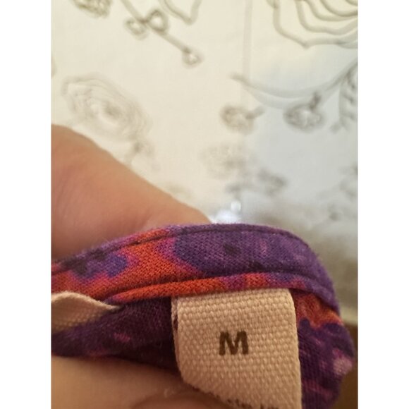 Soft Surroundings Maxi Dress Size Medium Long Line Tropical Floral Print 025 - Picture 5 of 6